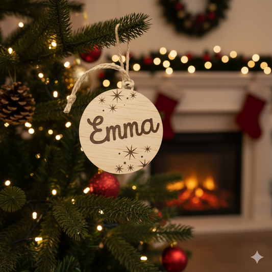 Bola de Navidad con nombre grabado