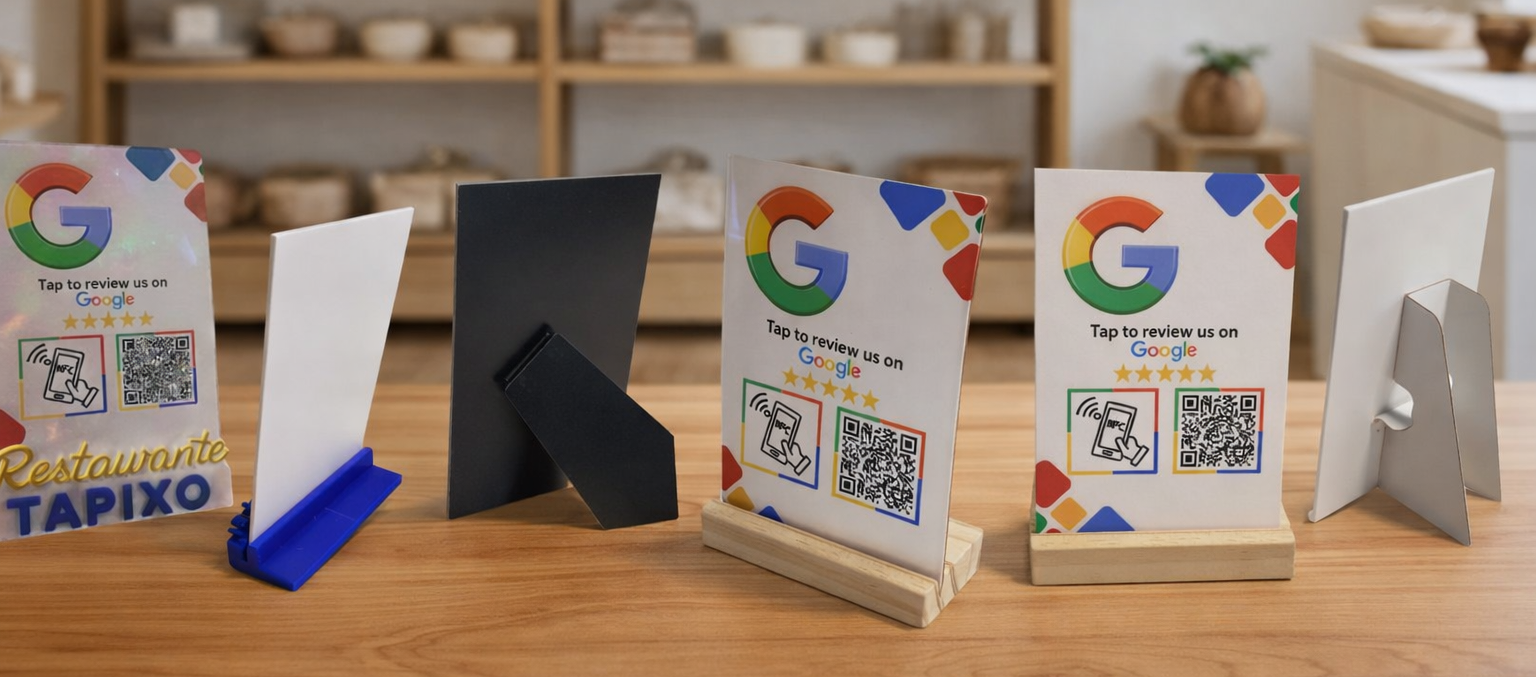 carteles reseñas google